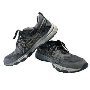 Asics Gel Venture 7 Womens 1012A476 Grey/Coral Running Shoes Size 9